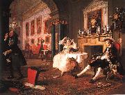 William Hogarth Marriage a la Mode Scene II Early in the Morning USA oil painting artist